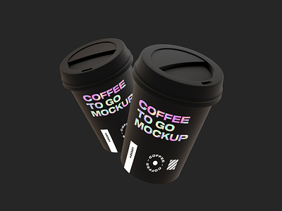 Coffe To Go Mockups 5K branding cafe coffee mockup mockups packaging