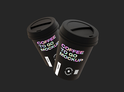 Coffe To Go Mockups 5K branding cafe coffee mockup mockups packaging
