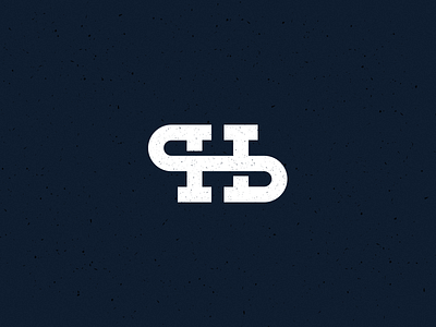 HS mark | logo concept badge concept h letter letter logo mark s letter vintage