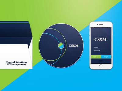 CSM | branding concept branding capital envelope finance forex iphone solutions