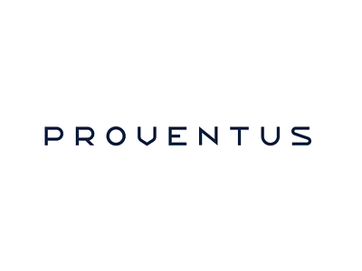 PROVENTUS | custom typography logo custom geometry grid lawyer logo pro typography