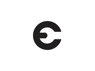 EC Service | logo concept concept electro logo repair service tool
