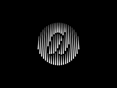 Aurora aurora black and white letter lines logo logo concept symbol