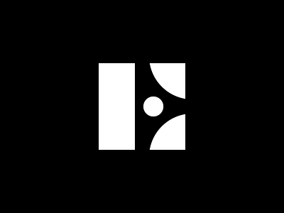 Letter E bold character concept grid letter logo minimal symbol typography