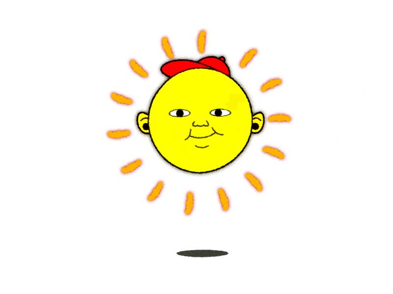 Sunshine after effects animation animation character animation character art fun looping motiongraphic sunny sunny day