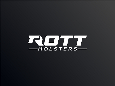 Rott Holsters Logo Design branding design graphic design letter r logo r r monogram