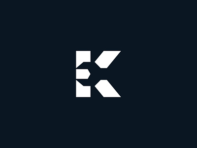 Letter K + Wrench branding car clean design geometric graphic design k letter logo mechanic modern repair wrench