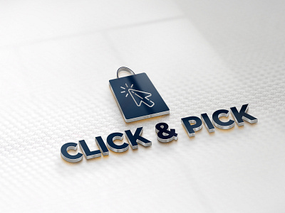 Click & Pick - E-commerce Logo branding click pick corporate identity corporate logo design creative creative logo design logo logo design logo design concept
