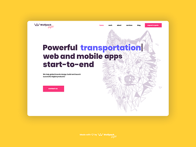 Wolfpack Digital Website Redesign agency agency branding landingpage redesign ux uxui website