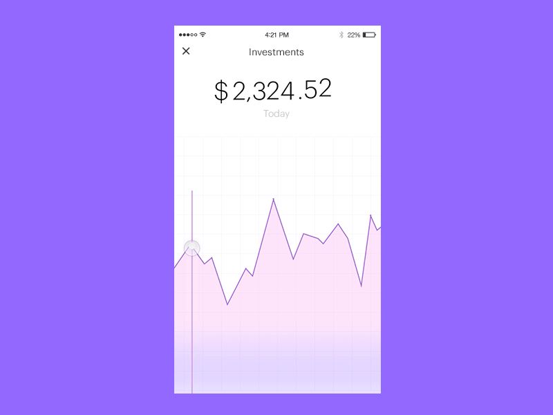 Investment Screen UI Animation (Exploration)