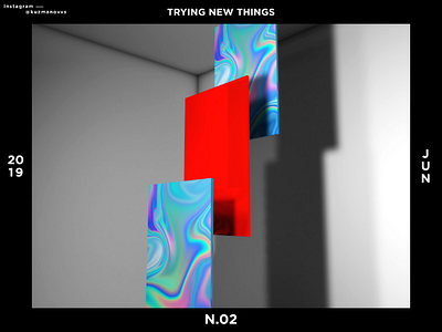 Trying New Things N.02 C/19 3d 3dobjects cinema 4d object render