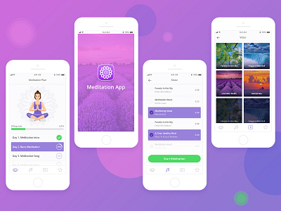 Meditation Mobile App iOS