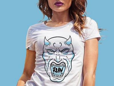 Oni Shirt apparel branding cyber punk illustration oni tshirt art vector art