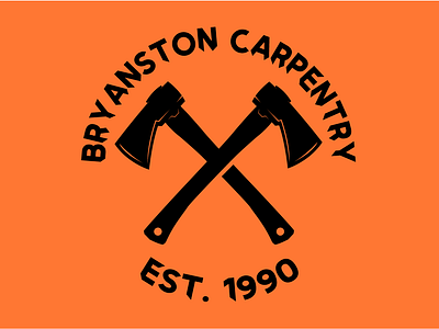 Bryanston Carpentry axes carpentry crafting logo outdoors seal trees wood woodworking