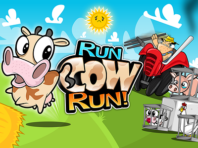 Run Cow Run - iOS/Android/Windows10 game mobile run cow run