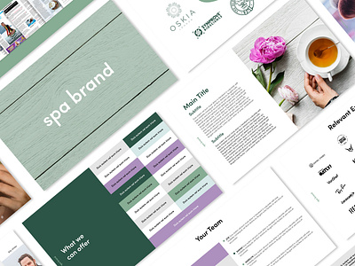 Spa Brand Presentation Design