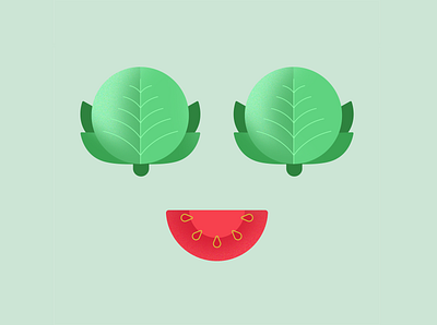 Lettuce Celebrate design digital art digital illustration illustration illustrator lettuce smiley tomato vector vector illustration vegetables veggie