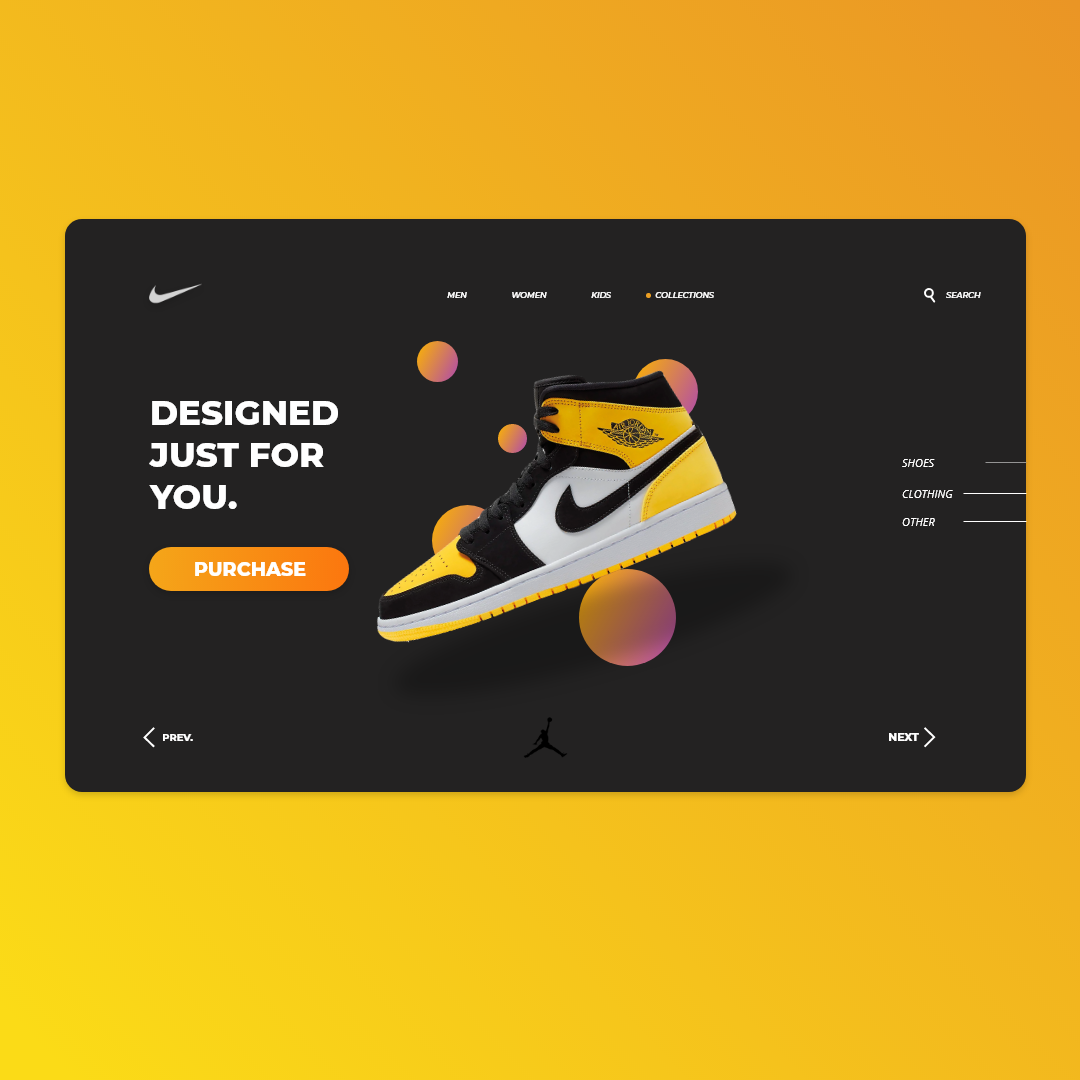 Nike Web Design by Çağdaş İlhan on Dribbble