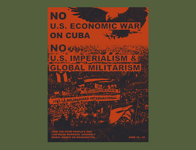 Poor People's & Low-Wage Workers' Assembly Moral March Poster design flyer illustration poster typography