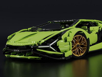 Blender3D Lego Lamborghini