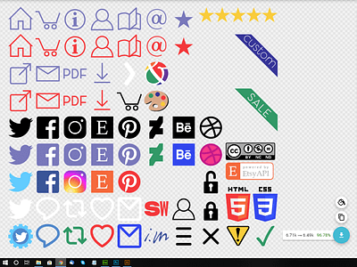 Vector icon design and SVG optimization adobe illustrator graphic design icon design icon set iconography icons illustrator svg ui ui ux vector web design website