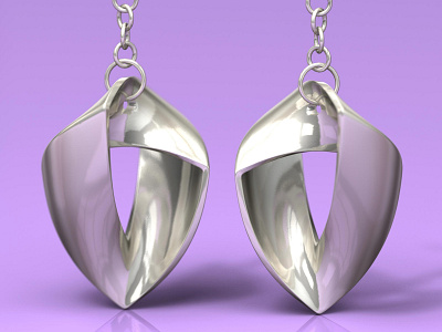 Another product rendering: Earrings 3d earrings illustration jewelry jewelry design lightwave3d