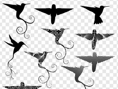 Hummingbird Silhouette Art clipart hummingbird pattern silhouettes silhoutte