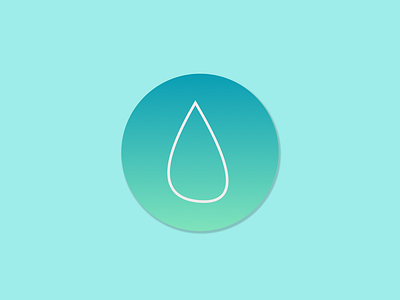 Water Drop App ICON appicon dailyui dailyui005 icon logo