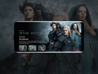 Netflix mobile app ui