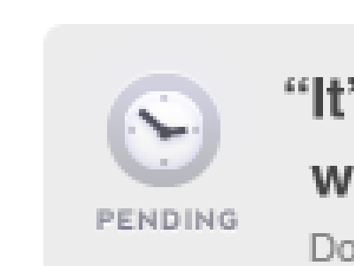 Lil' Pending Clock