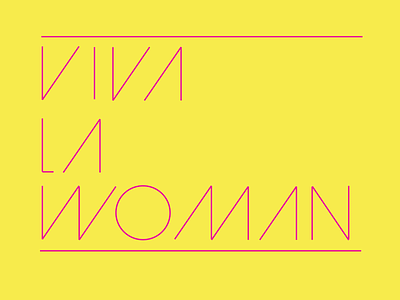 Viva la Woman tshirt typography woman