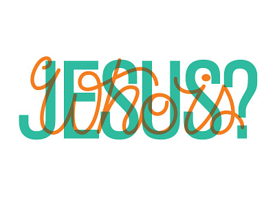 Who is branding jesus typography