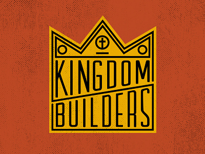 KB Logo branding builders kingdom logo saddleback texture