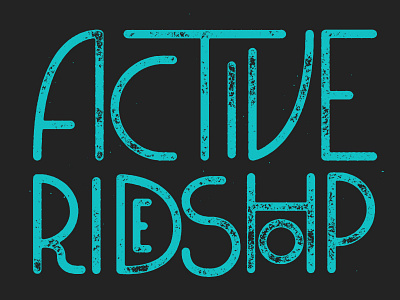 Typexperiment active active ride shop texture typography