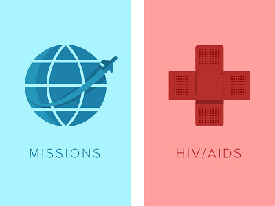 Annual Review Icons hivaids icons illustration missions vector