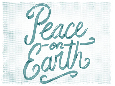 Peace Man christmas halftone peace peace on earth shadows texture typography