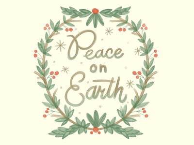 Peace apple pencil christmas ipadpro peace watercolor