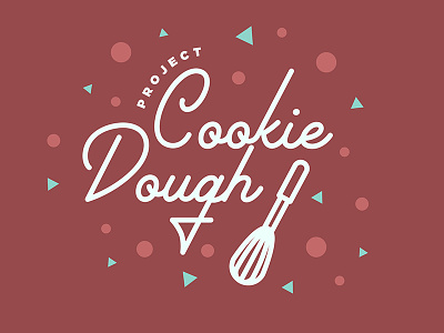 Cookie Dough cookie dough illustration logo project whisk