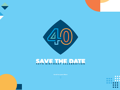 40th Birthday branding church design logo saddleback church ui web