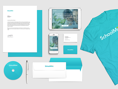 SchoolMint Branding brand branding education startup