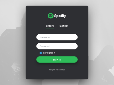 spotify sign in online
