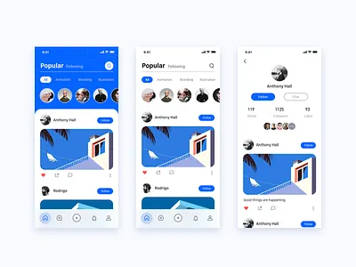 Mobile App design ui ux 应用 设计