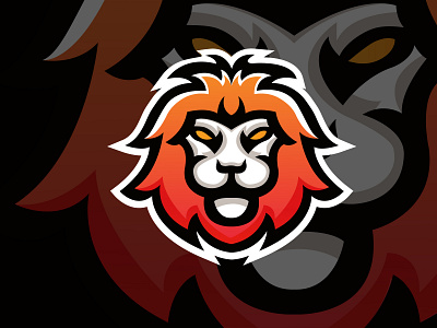 Lion face mascot logo abstract design illustration king logo logodesign mascotlogo vector