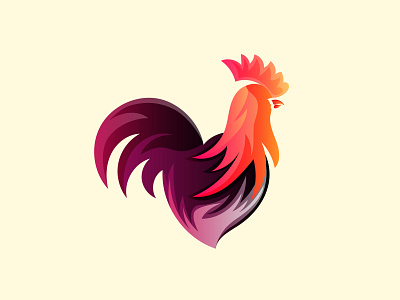 Amazing Rooster logo vector art abstract bird cartoon design flat illustration logo logodesign vector