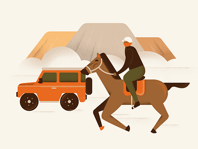 Indonesia Travel: Bromo brushes holiday horse illustration indonesia jeep minimal pattern texture tourism travel illustration vector