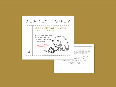 Bearly Honey brand and identity design graphic design illustration logo package design typography