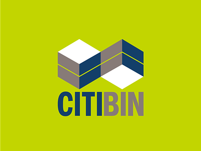 Citibin Logo Design adobe illustrator brand brandidentity branding design flat geometric graphic design illustration illustrator logo logos trademark vector