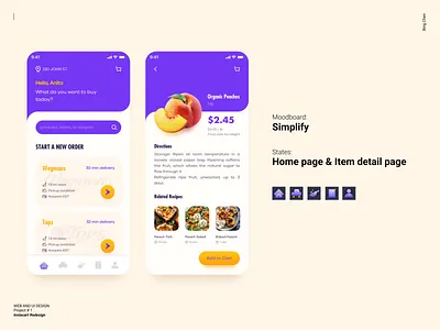 Instacart Redesign app ui visual design