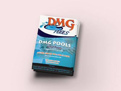 Flyer Design for Swimming Pool Builder branding design flyer flyer design leaflet poster design