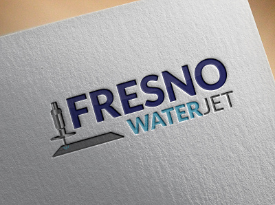 Fresno WaterJet Logo Design brand brand identity branding branding design business logo design industrial logo logo logo design logodesign logos